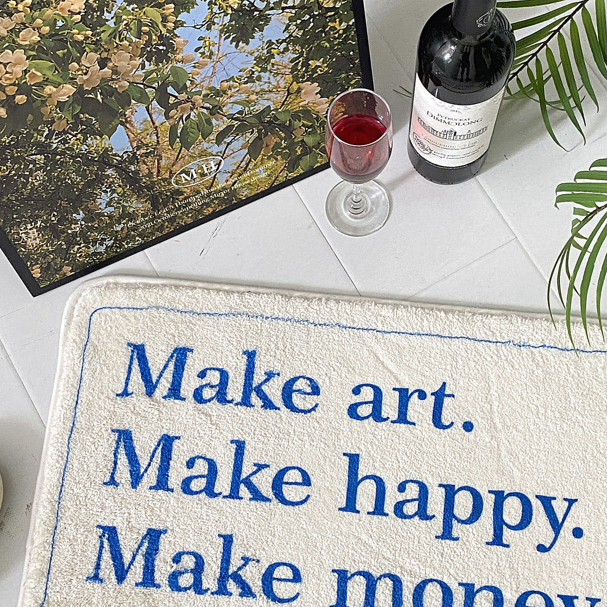 【即納】4design paris letter mini mat