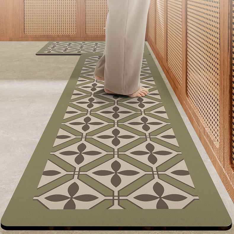 9design retro pattern kitchen mat
