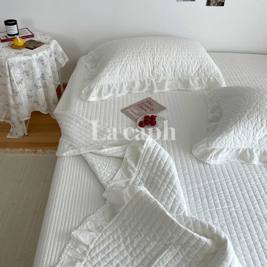 cotton quilted mattress & pillow sheets (5colors)