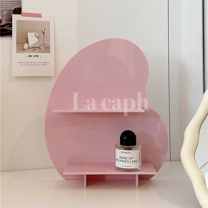 wave shape cosmetic shelf (2colors)