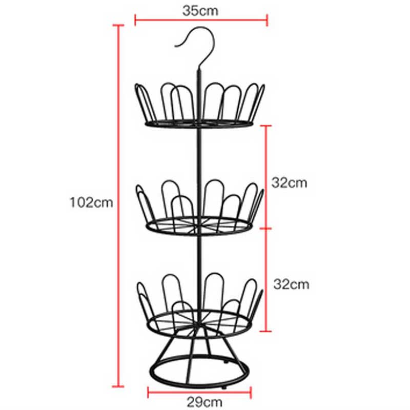 rotating shoe rack (3colors)