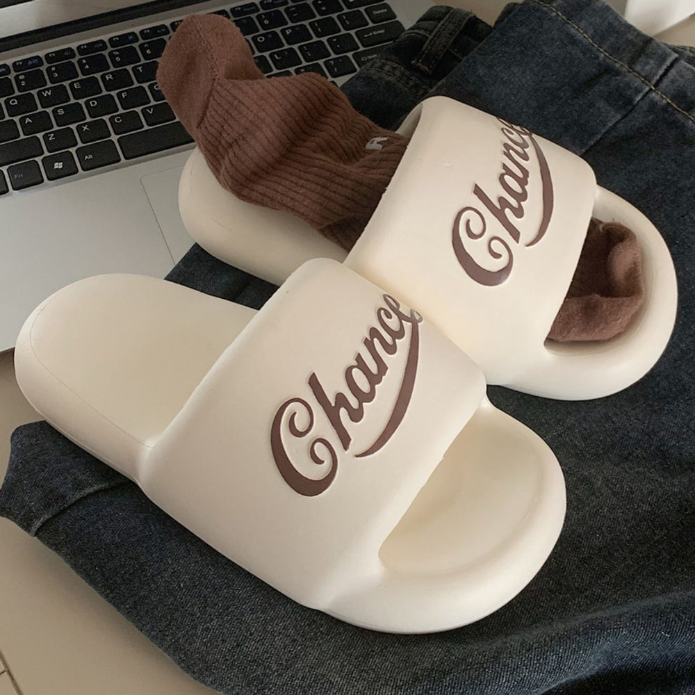 4color chance logo rubber room shoes