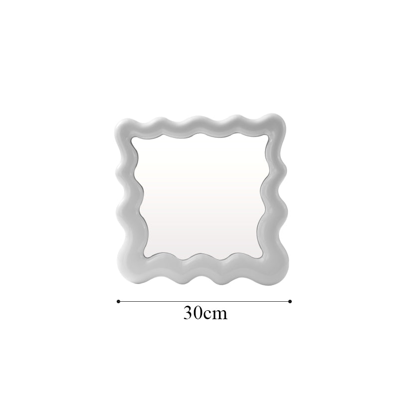 6color wave square mirror