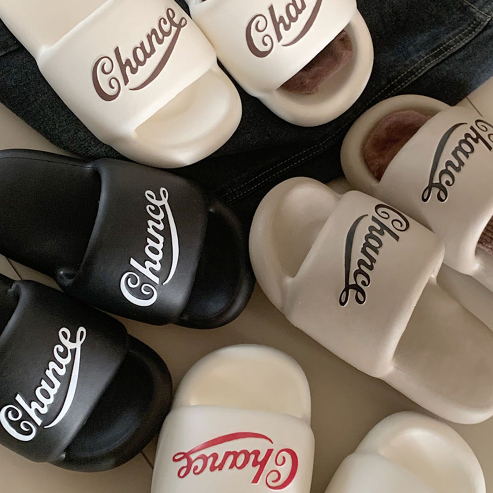 4color chance logo rubber room shoes