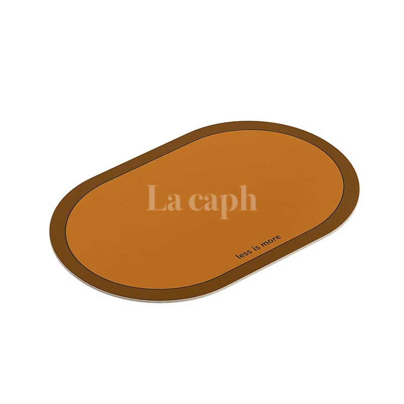 minimalist oval bath mat (10colors)