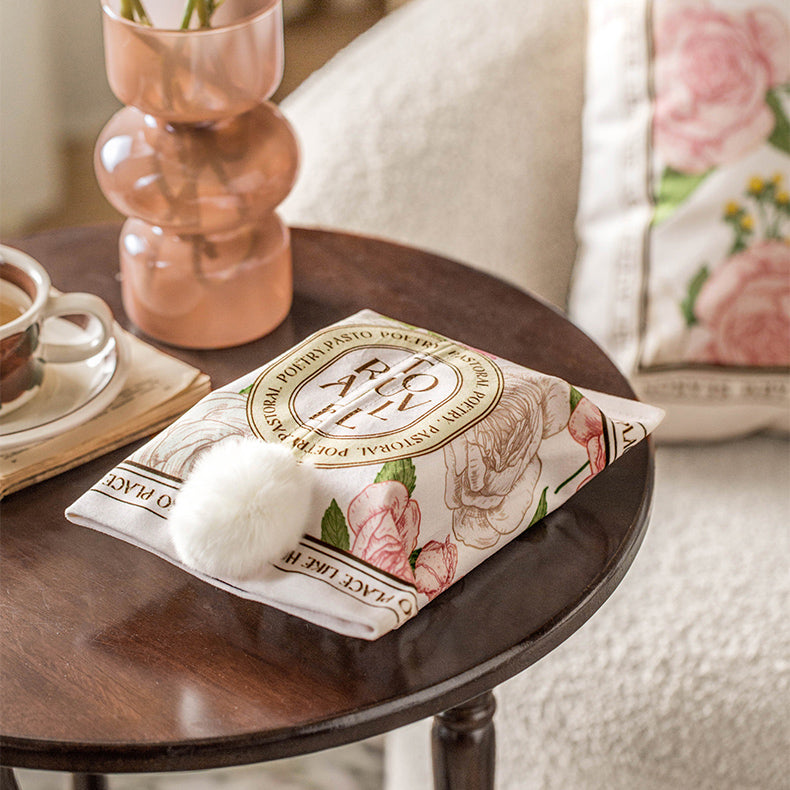 2design pink rose tissue case