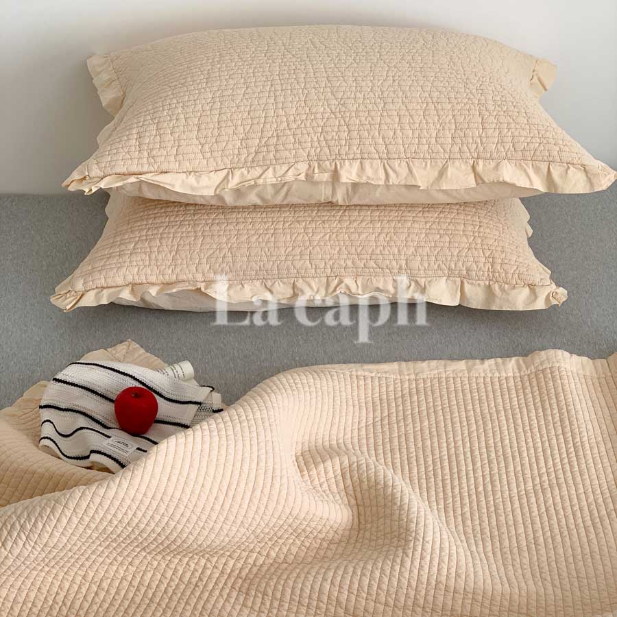 textured frill pillow sheets (4colors)