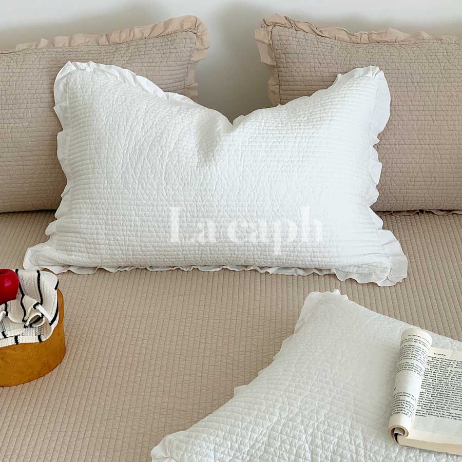 textured frill pillow sheets (4colors)