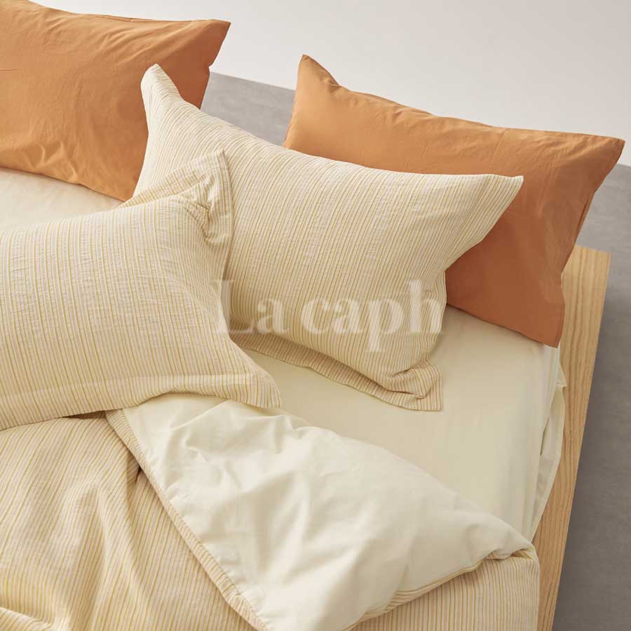 washed cotton bedlinen set (3colors)