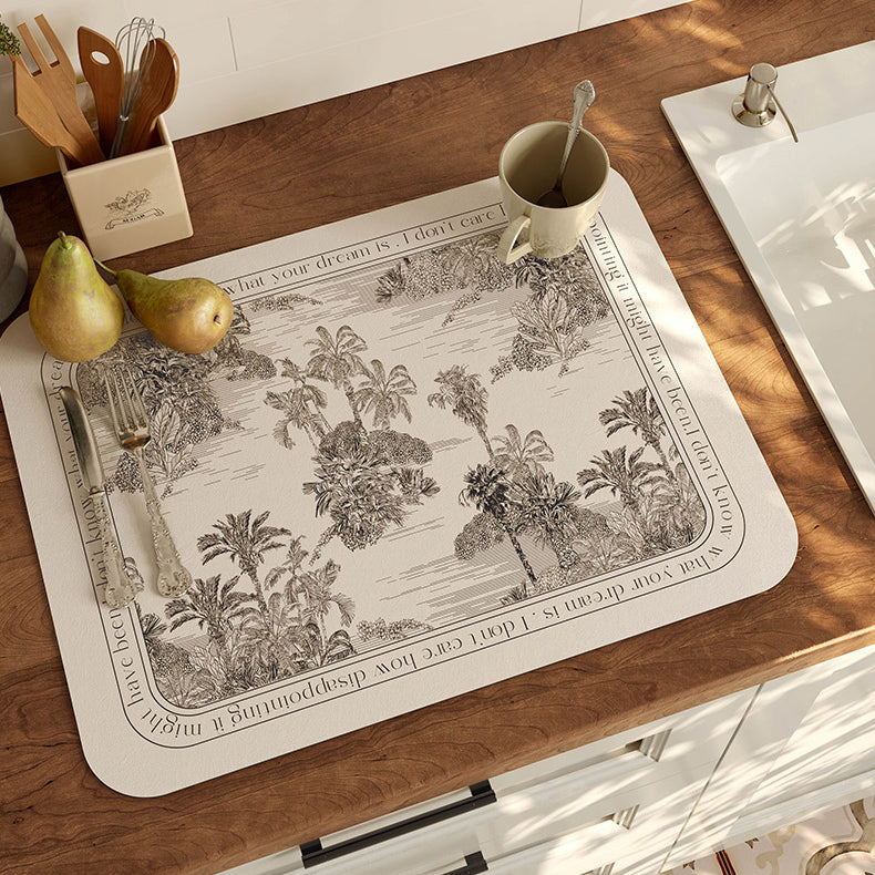 black glorious tree sink mat
