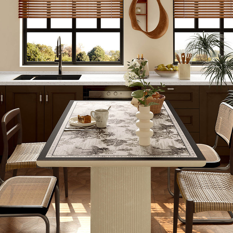 black glorious tree table mat