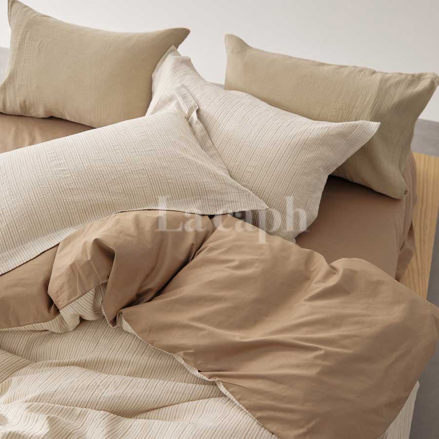 washed cotton bedlinen set (3colors)