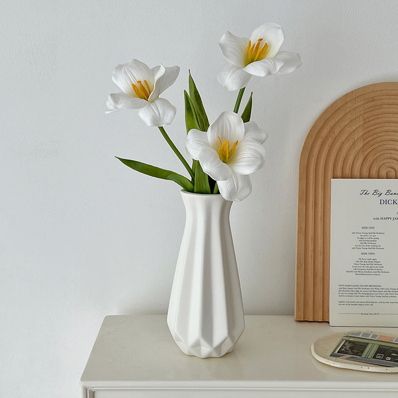 7color flower & retro thin vase