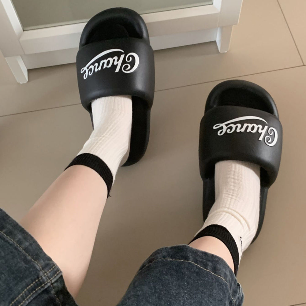 4color chance logo rubber room shoes