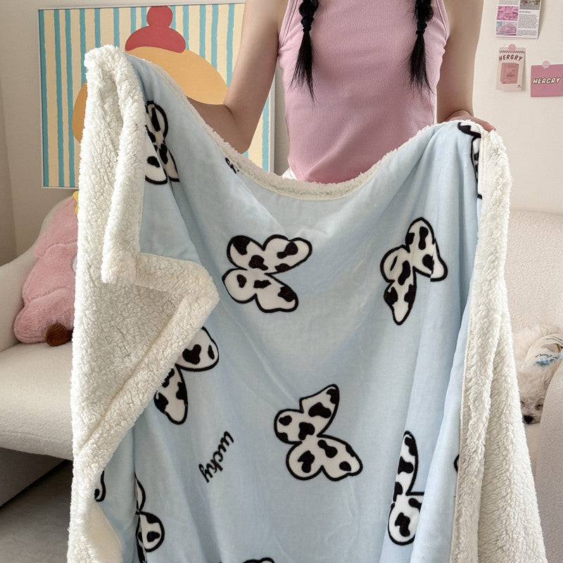 10design feminine boa blanket