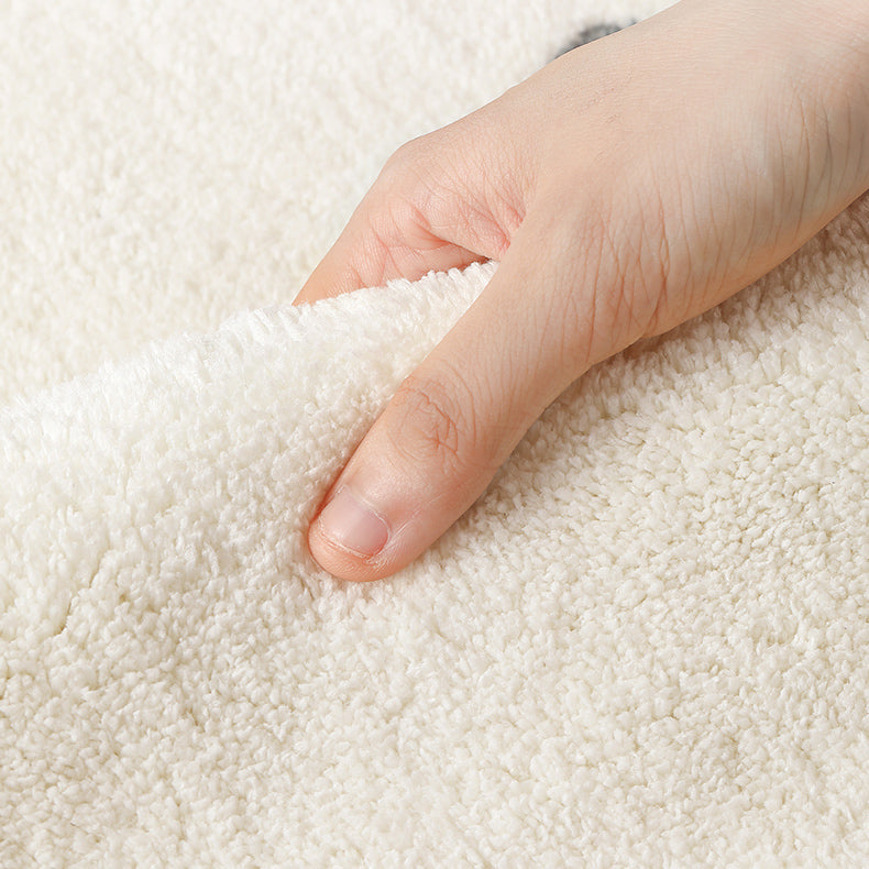 3design flower oval floor mat