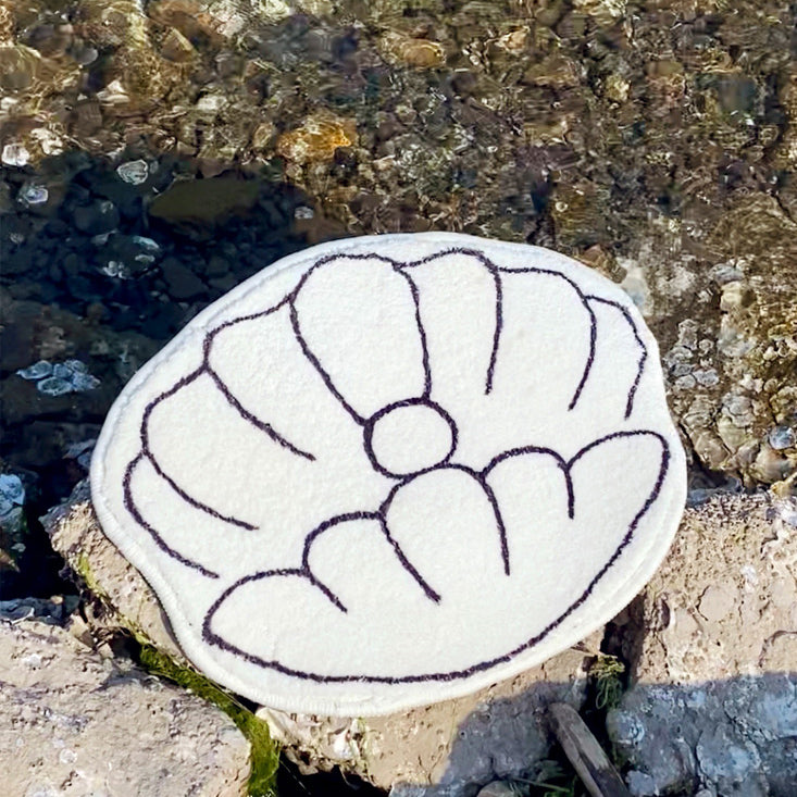 3design white shell mini mat