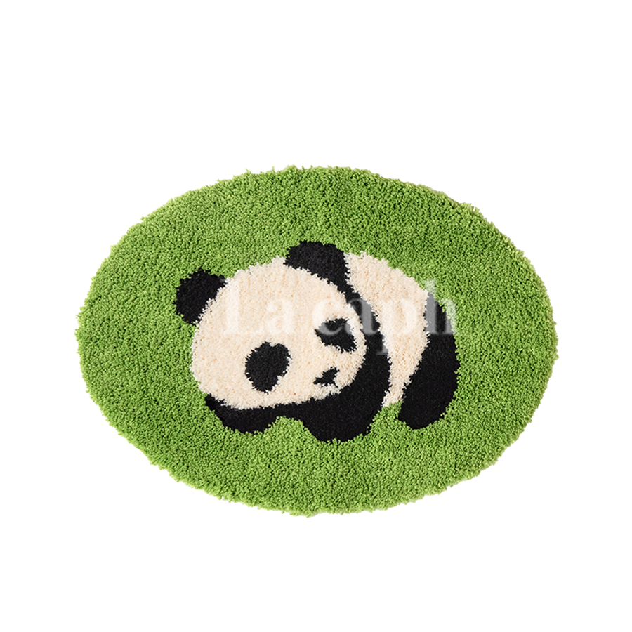 oval animal rug (3designs)