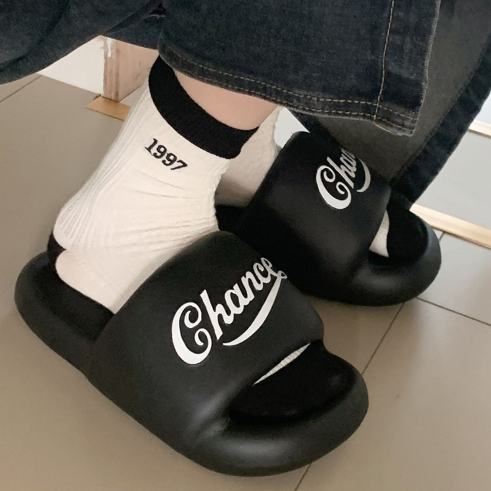 4color chance logo rubber room shoes