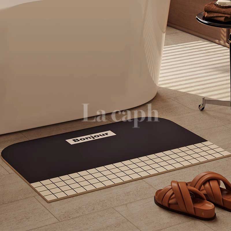 modern grid bath mat (4colors)