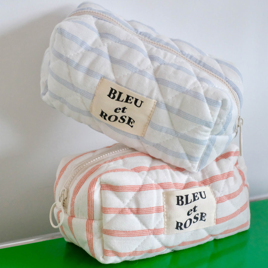 4color pastel border pouch