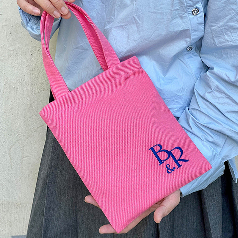 2design pink canvas mini bag