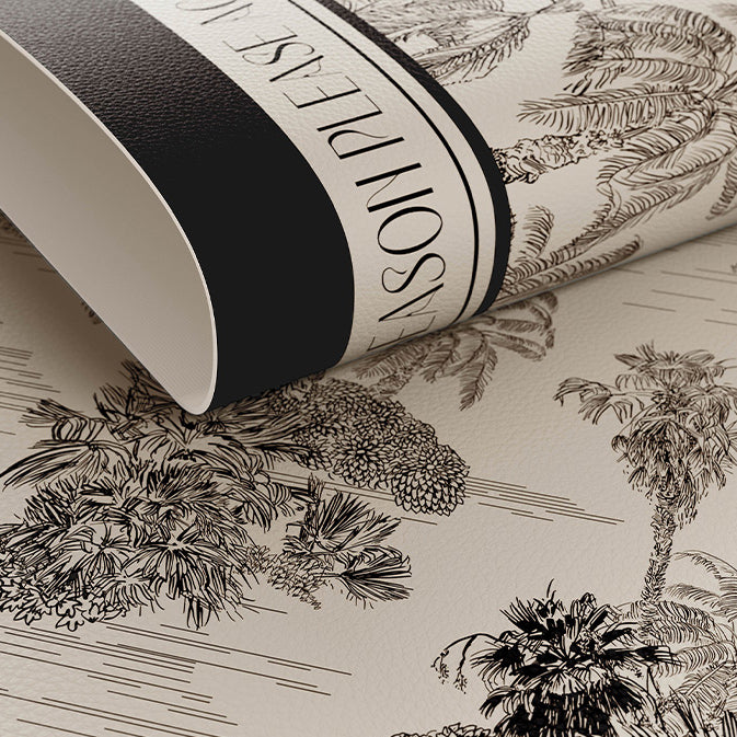 black glorious tree place mat