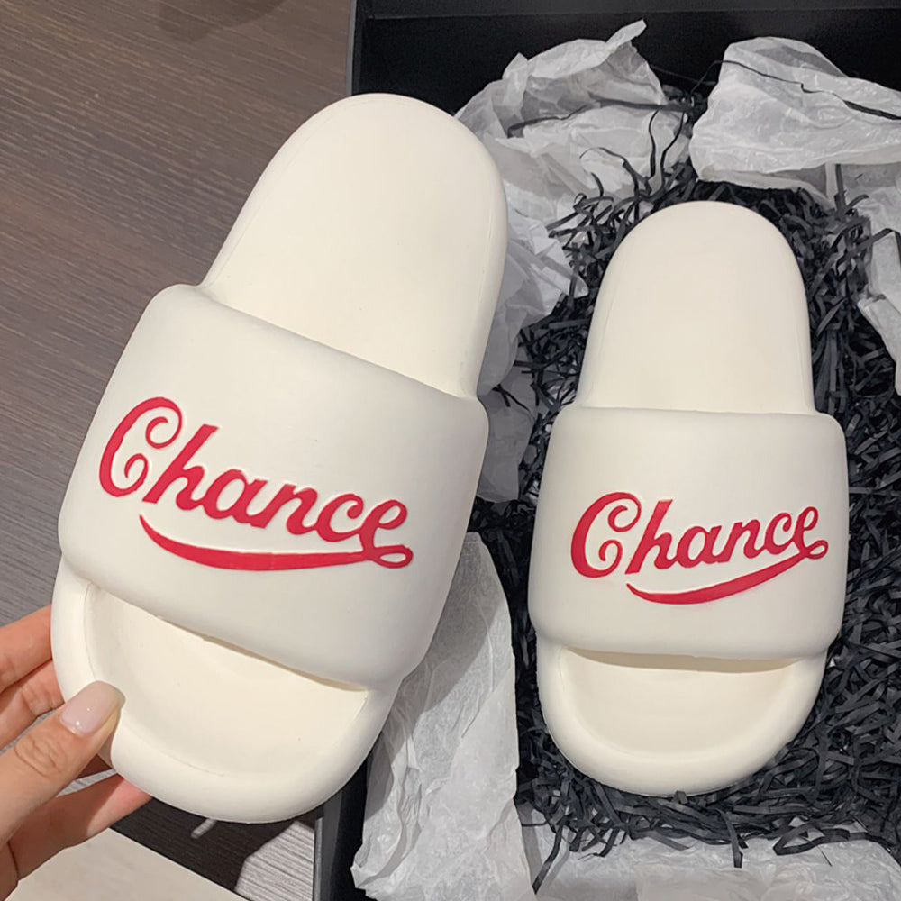 4color chance logo rubber room shoes
