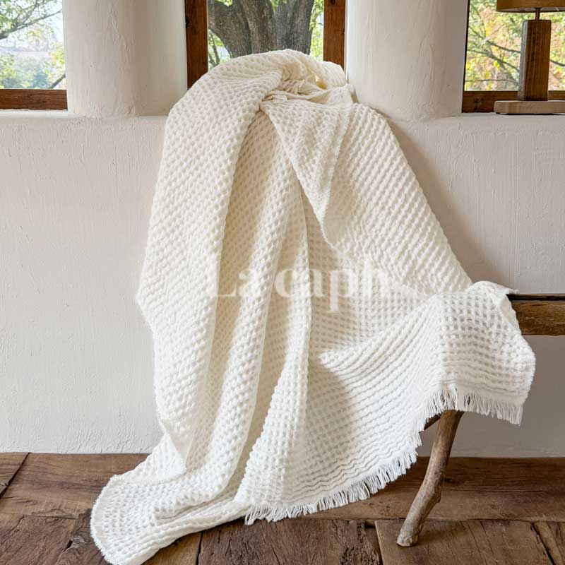 waffle weave blanket (2colors)