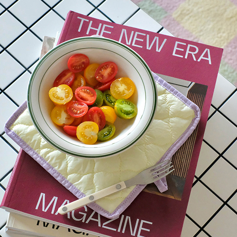 2color quilting coaster