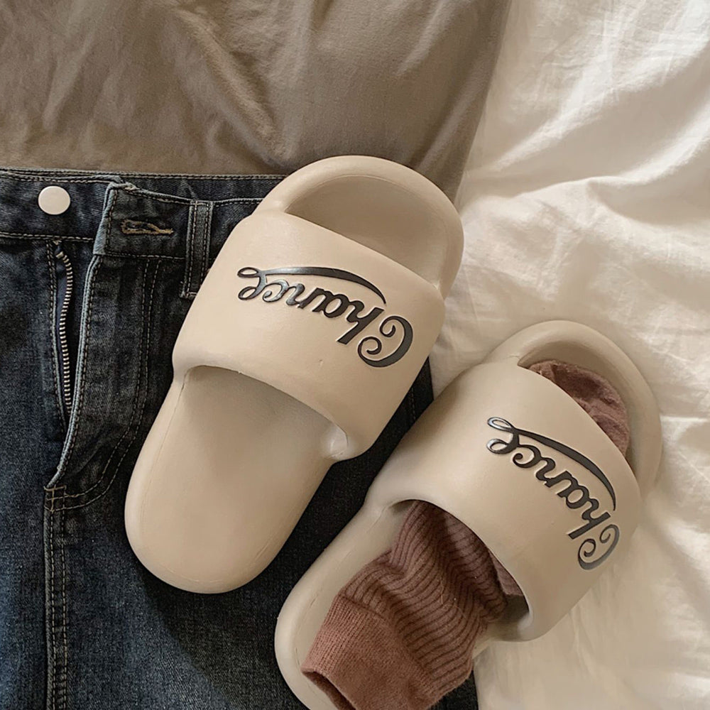 4color chance logo rubber room shoes