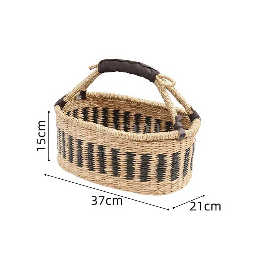 handwoven storage basket (3designs)