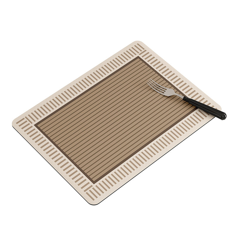 2color simple stripe sink mat