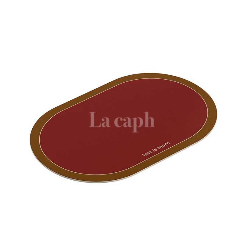 minimalist oval bath mat (10colors)