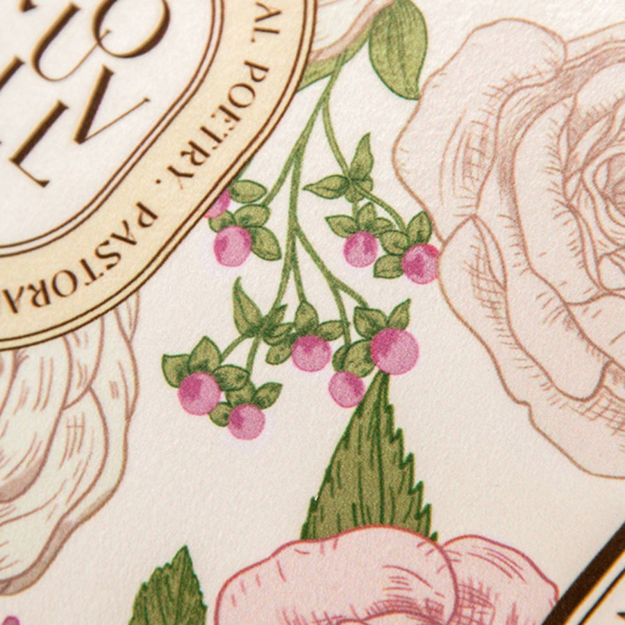 2design pink rose tissue case