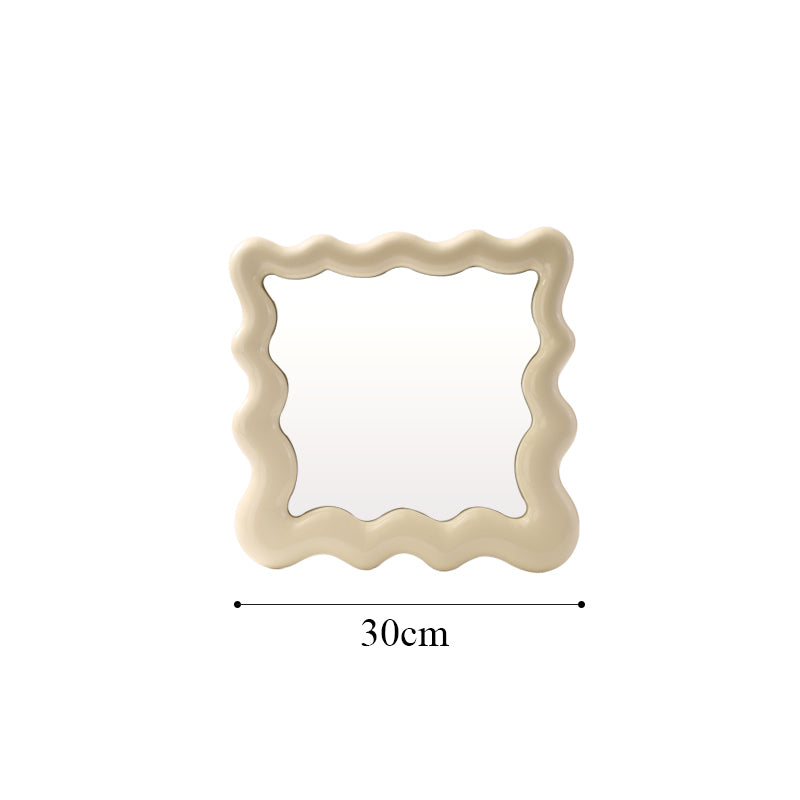 6color wave square mirror