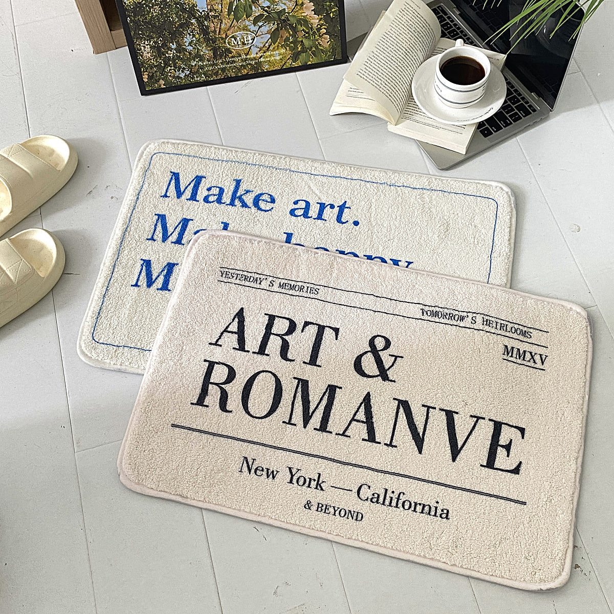 【即納】4design paris letter mini mat