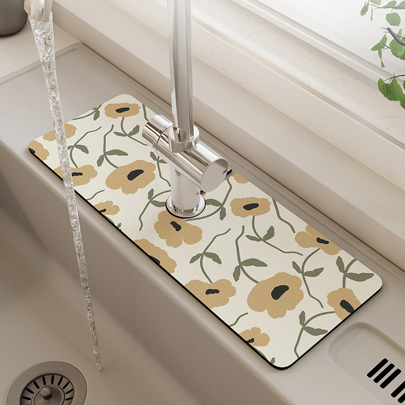 4design floral drainage mat