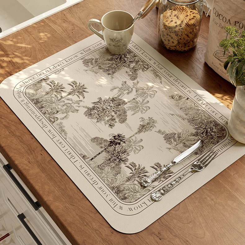 black glorious tree sink mat