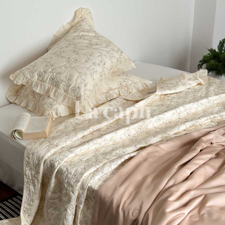elegant patterned mattress & pillow sheets (3colors)