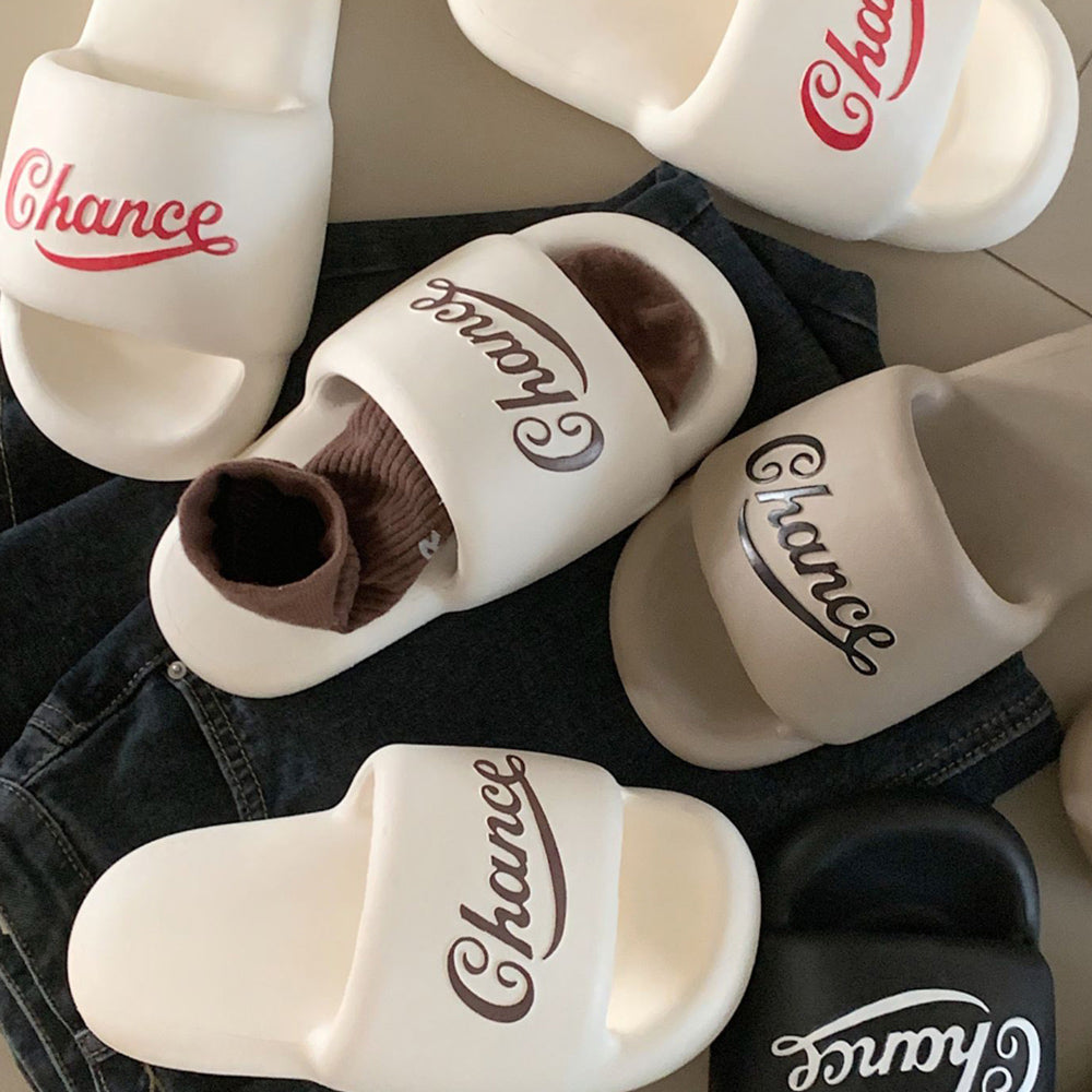 4color chance logo rubber room shoes