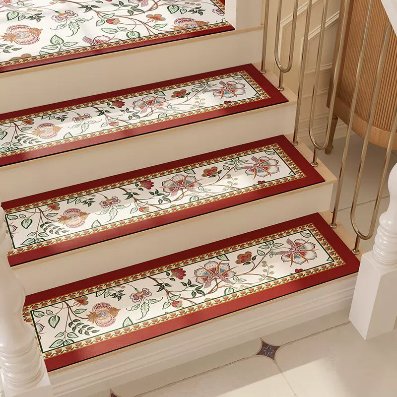 4design ethnic flower step mat