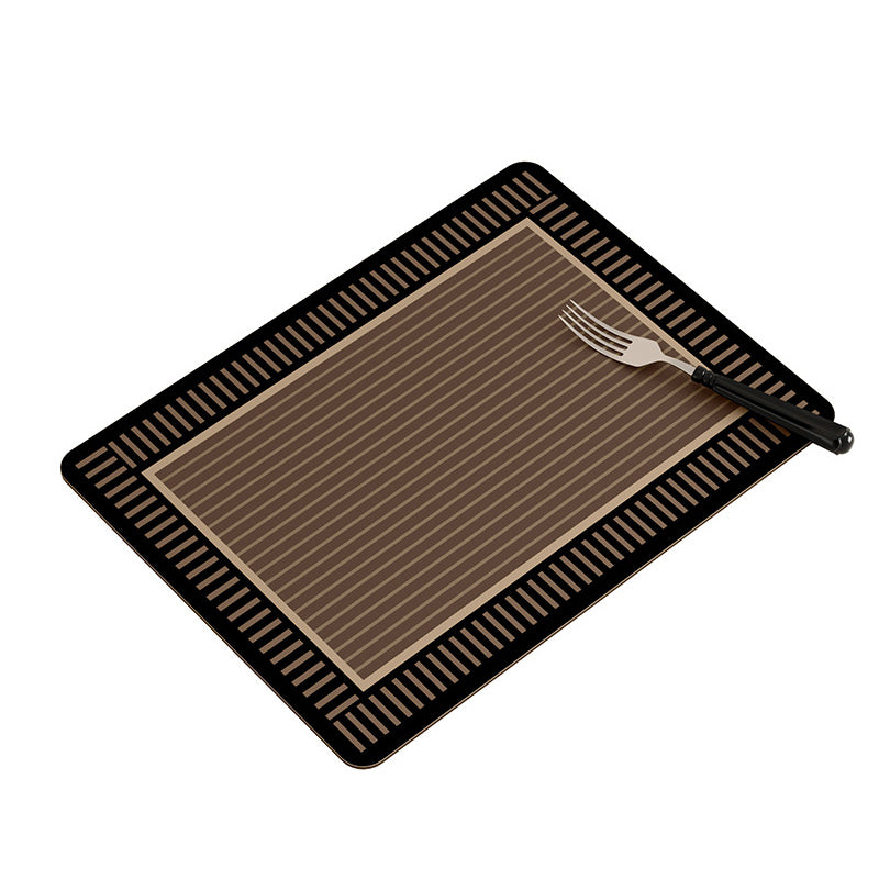 2color simple stripe sink mat