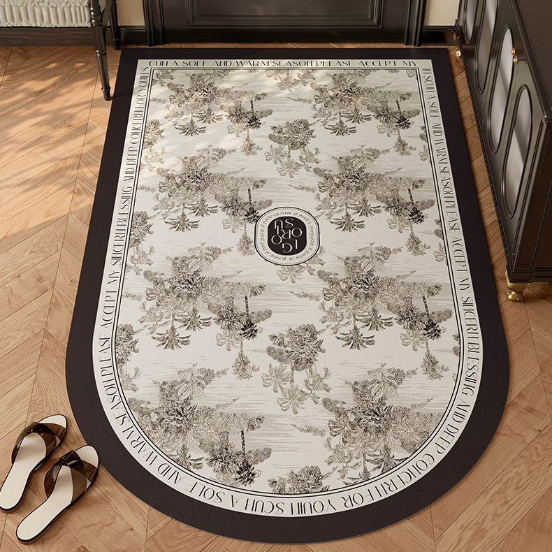 black glorious tree door mat