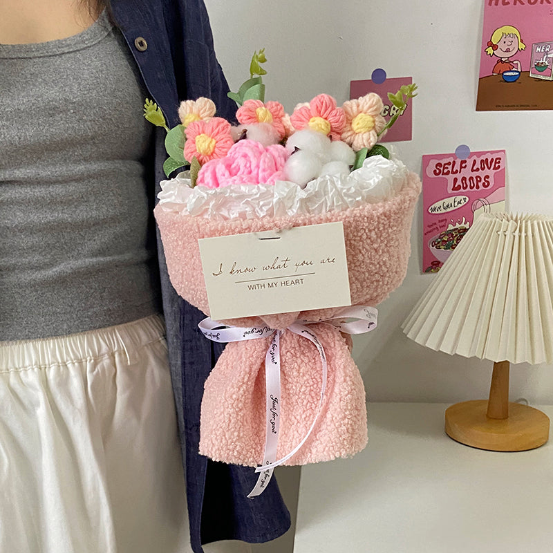 【即納】2color wool flower bouquet