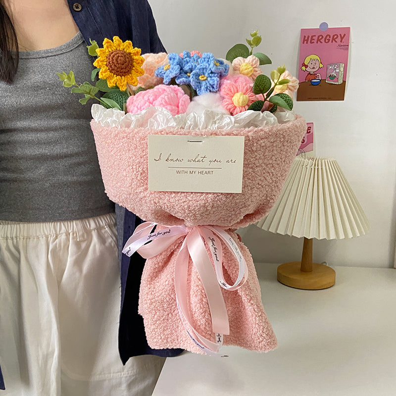 【即納】2color wool flower bouquet