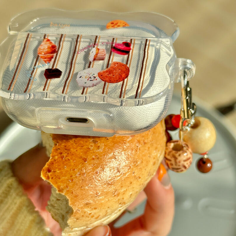 clear wave sweet charm Airpods case