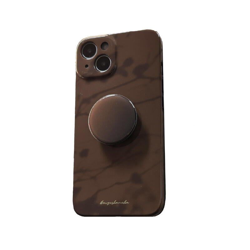 dark brown shadow iPhone case