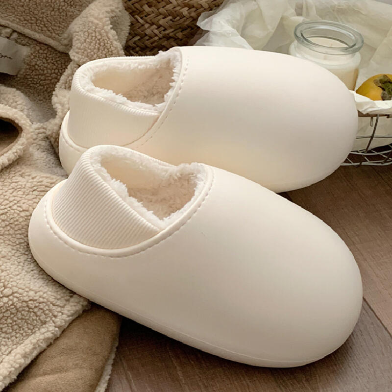 waterproof 2type fluffy roomshoes