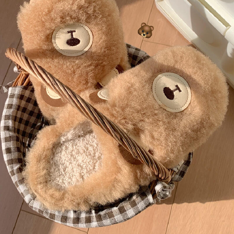 winter 2type bear roomshoes